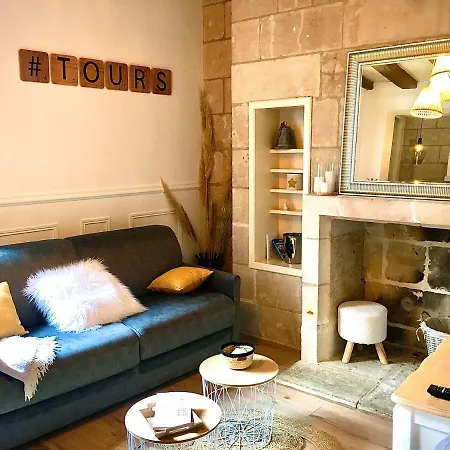 Vieux Tours, T2 40m2, 4 Pers, Lumineux * トゥール