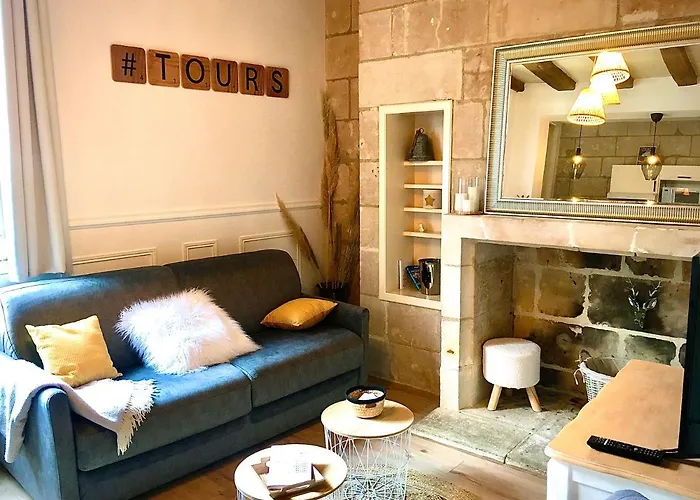 Vieux Tours, T2 40m2, 4 Pers, Lumineux * Τουρ