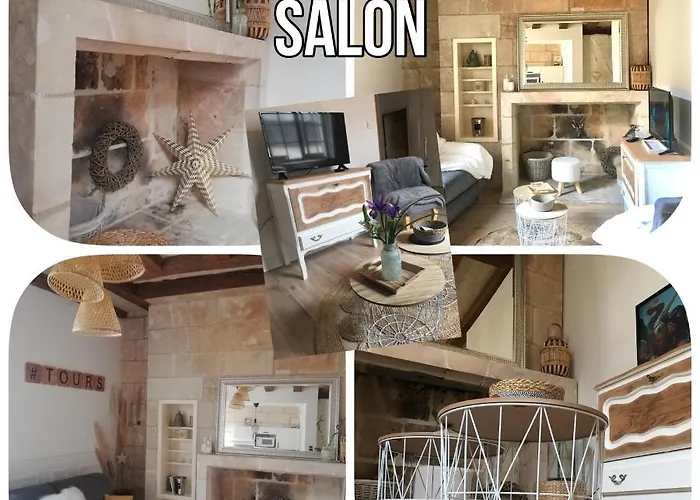 Vieux Tours, T2 40m2, 4 Pers, Lumineux